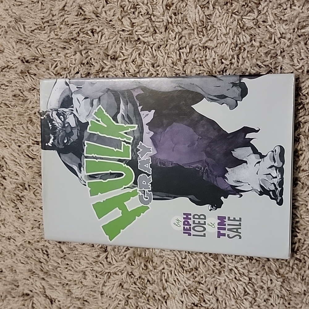 Hulk Gray Hardcover Book by Jeph Loeb and Tim Sale OUT OF PRINT